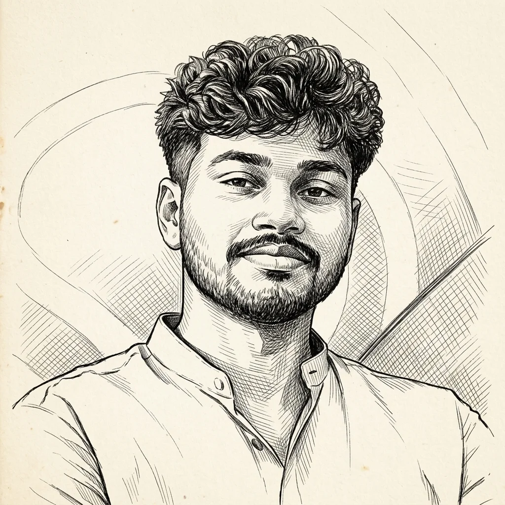 Illustrated portrait of Anuchandh MS