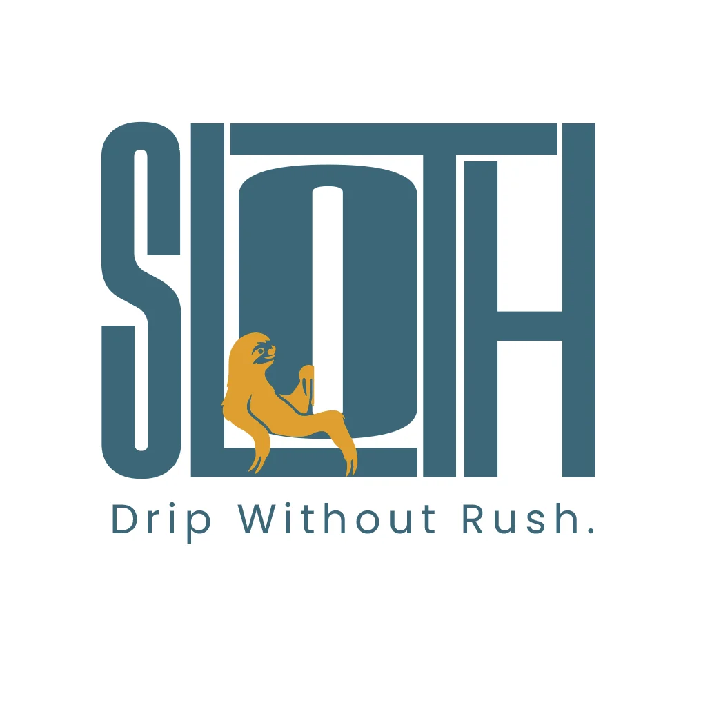 Sloth logo exploration, concept three